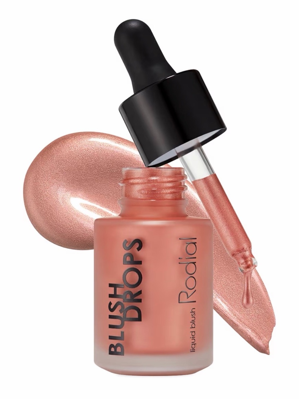 NWT-Rodial Blush Drops Sunset Kiss/Frosted Pink, 0.5 fl oz